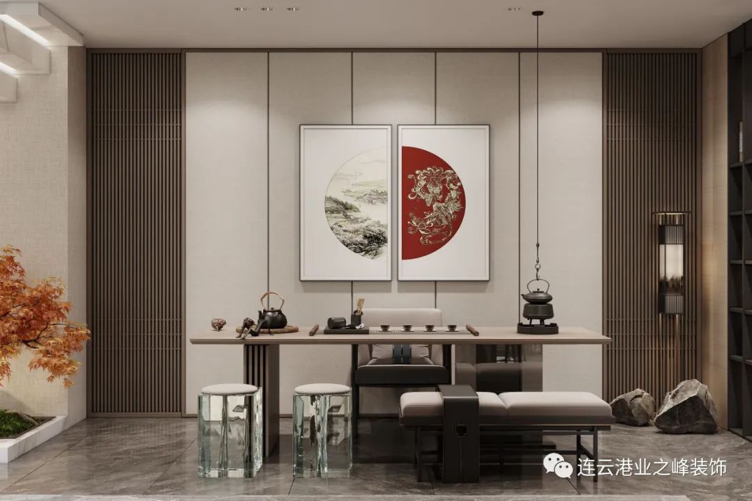 連云港市裝修案例東廬疊墅|簡雅新中式 邂逅詩意與遠方